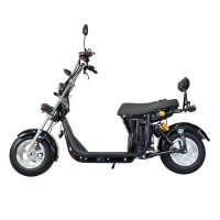 Электроскутер Citycoco GT E30 черный глянец